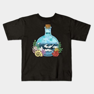 Ocean in a Bottle Kids T-Shirt